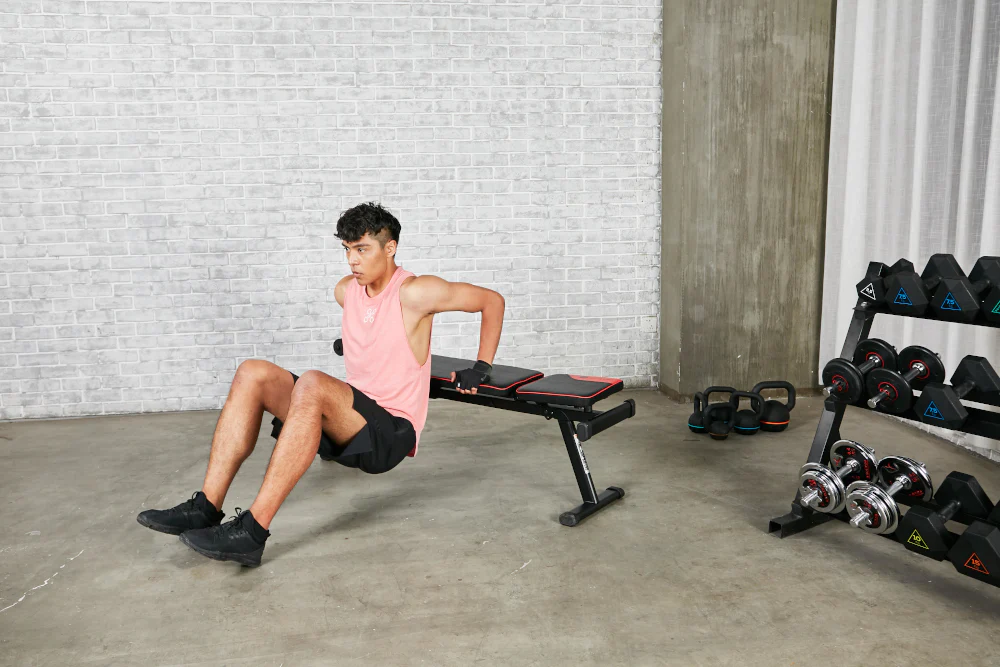 40-Minute Workout at Home with Bench